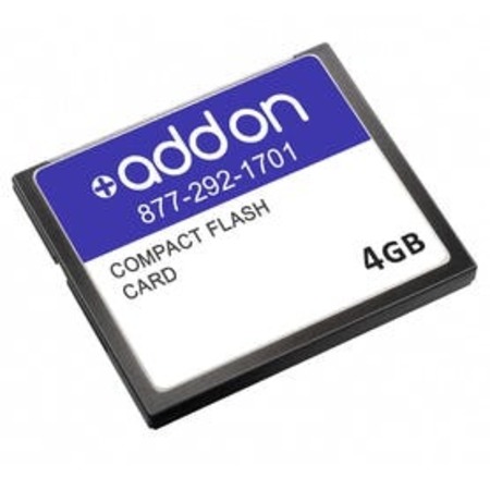 ADD-ON Addon Cisco Mem-Cf-4Gb Compatible 4Gb Factory Original Compact Flash MEM-CF-4GB-AO